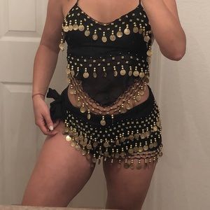 Fun belly dancing outfit